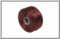 S-Lon, Size D, Beading Thread, F�delgarn, burgundy, 1 Spule